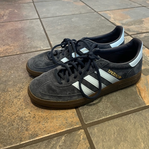 Adidas Handball Spezial Dark Blue Sneakers Size 8 - Picture 7 of 12